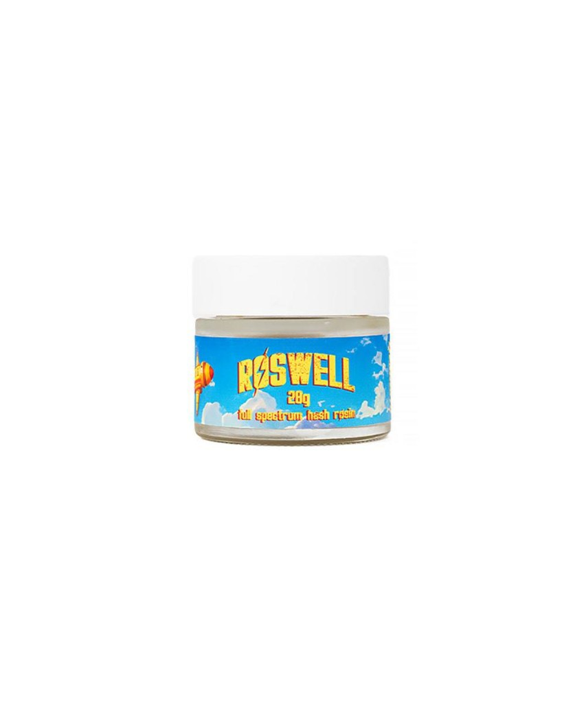Roswell 1oz Full Spectrum Hash Rosin detail view 2