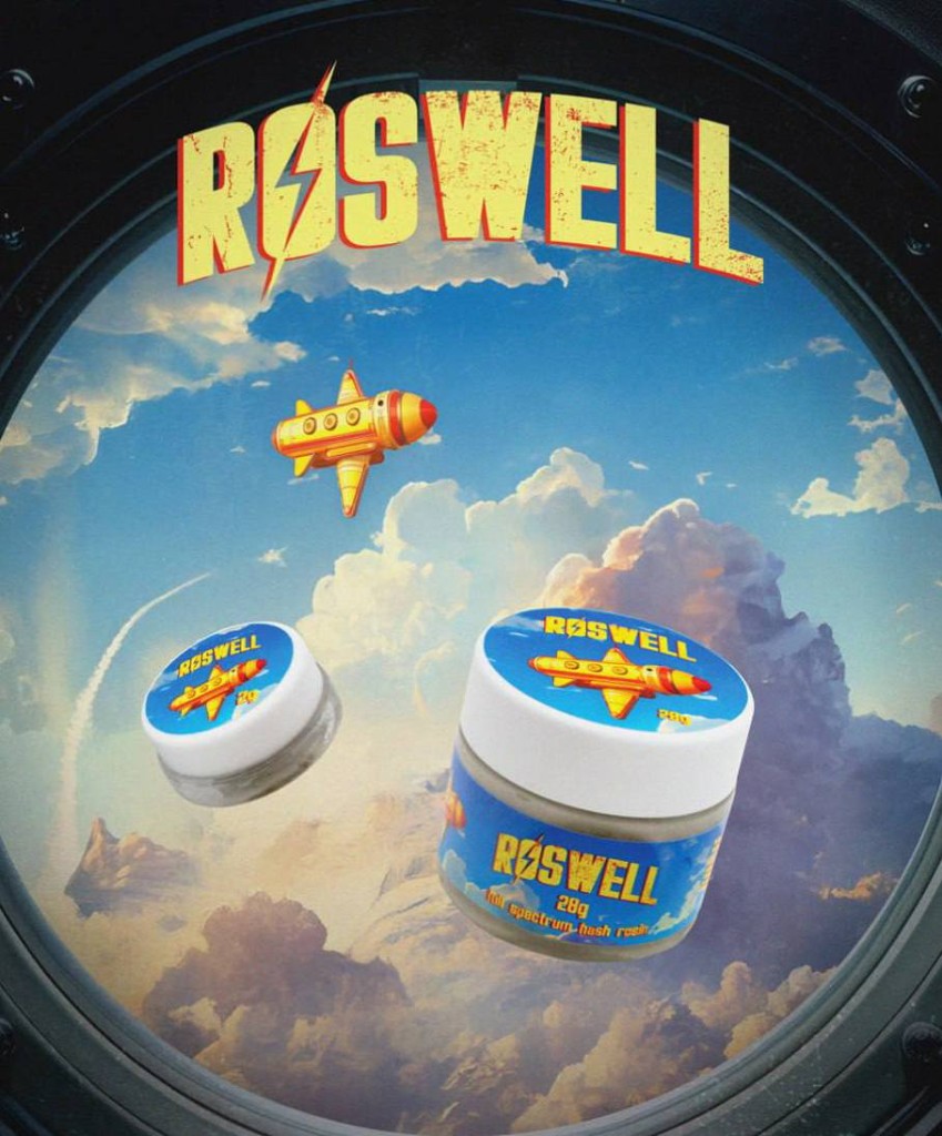 Roswell 1oz Full Spectrum Hash Rosin