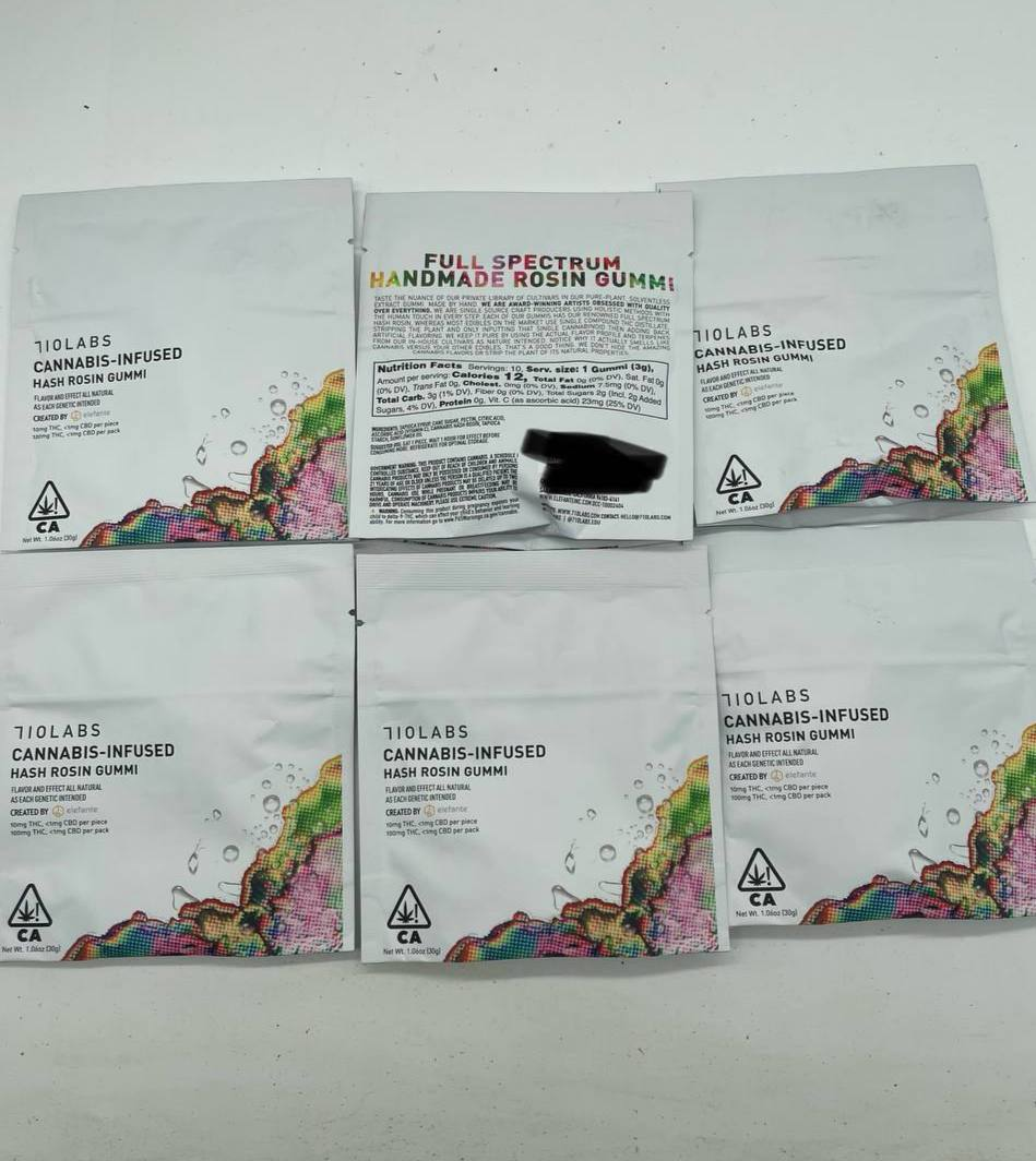 710 Labs Hash Rosin Gummy Authentic