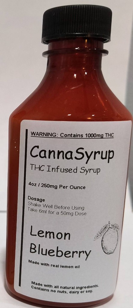 THC Lean CannaSyrup 1000mg 4oz Bottle