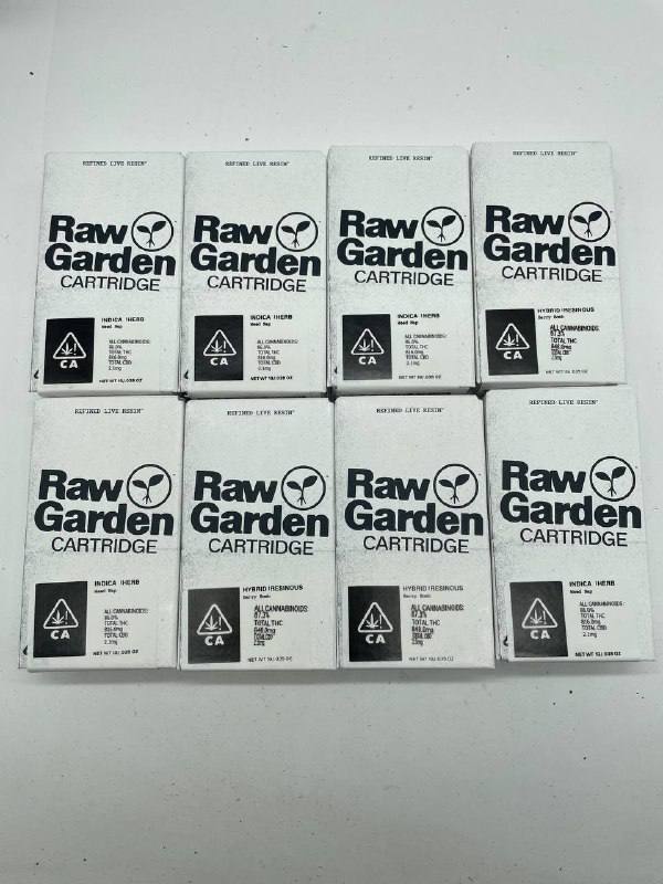 Raw Garden 1g Cartridge Authentic
